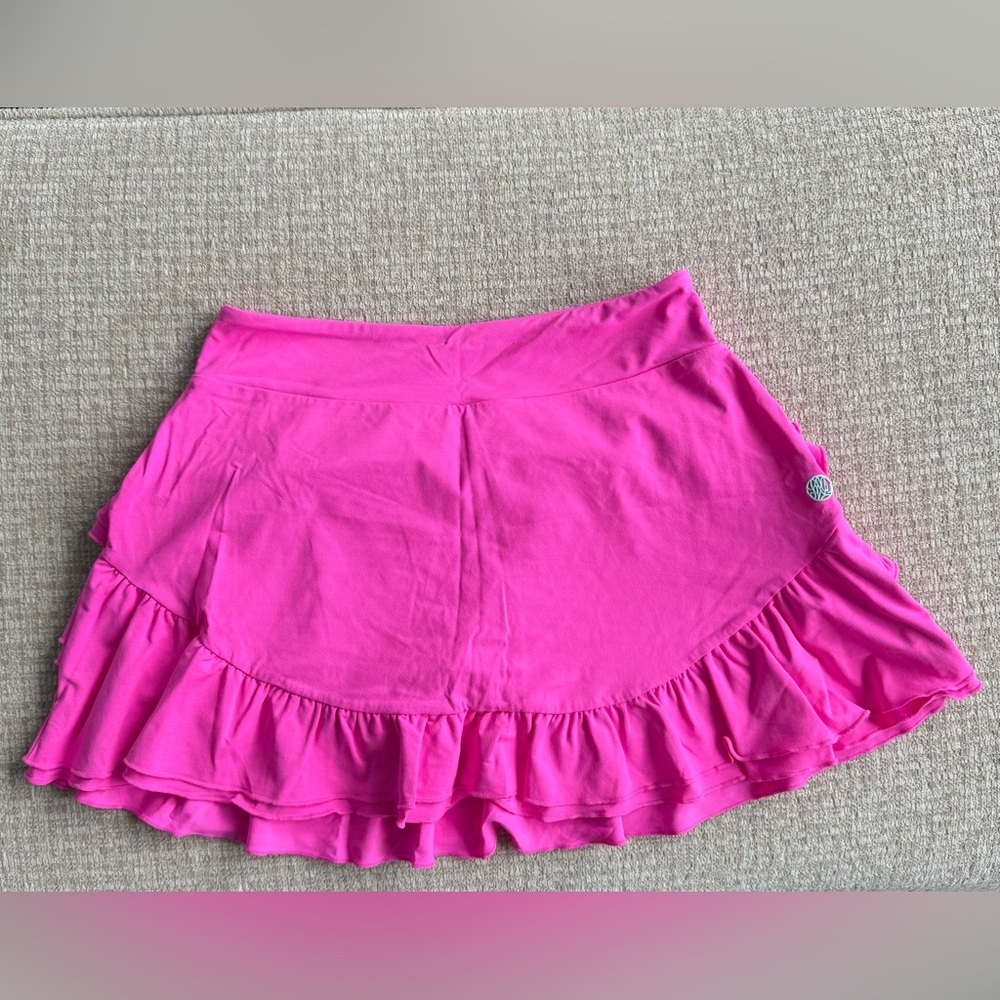 Lilly Pulitzer Vibrant Pink Ruffle Skort